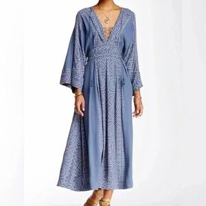 Free People 'Modern Kimono' Maxi Dress Sz 6